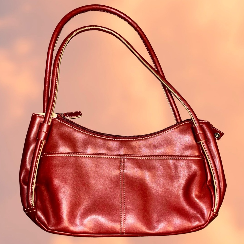 Nine West Red Y2K Shoulder Bag with Matching Pouch